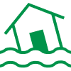 Icon of a collapsing house