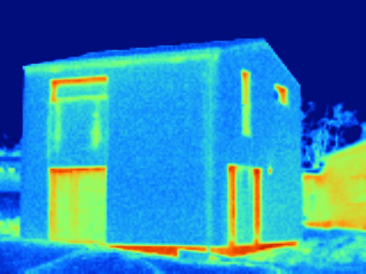 Ukázka měření termovizí