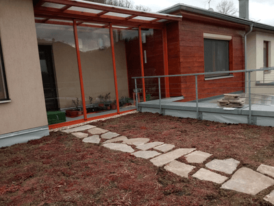 Showcase of green roof realization in Vrané nad Vltavou