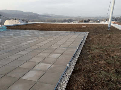 Showcase of green roof realization in Ústí nad Orlicí