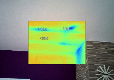 Showcase of thermal imaging results