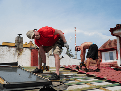 Showcase of our skilled workers on the roof