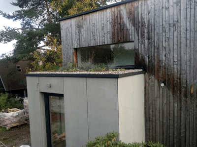 Showcase of green roof realization in Mnichovice